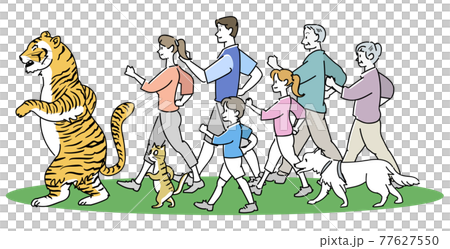 從老虎後面走的一家人 77627550