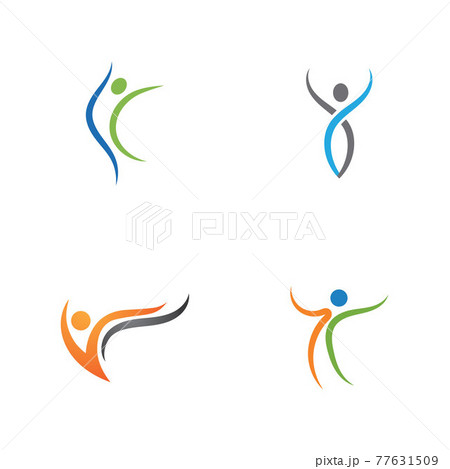 Human character logo sign 77631509