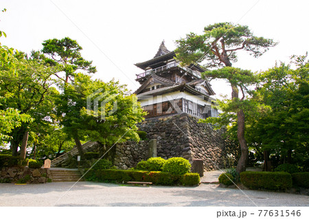 福井県　歴史を誇る丸岡城 77631546