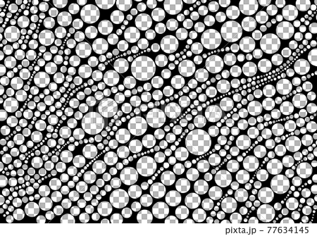 Dense circles (hand-painted material) 77634145