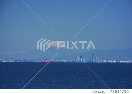 海ほたるから見える富士山 海ほたるから見える富士山 77634730