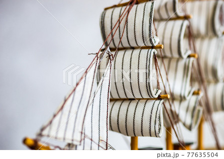 Sailboat as a summer background 77635504