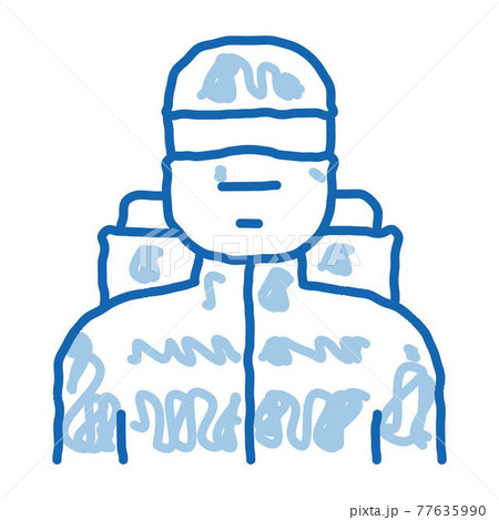 Mosquito Fighter doodle icon hand drawn illustration Mosquito Fighter doodle icon hand drawn illustration 77635990