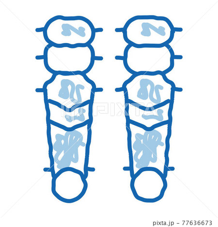 Game Equipment doodle icon hand drawn illustration Game Equipment doodle icon hand drawn illustration 77636673