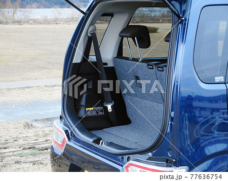 軽乗用車のラゲッジスペース 77636754