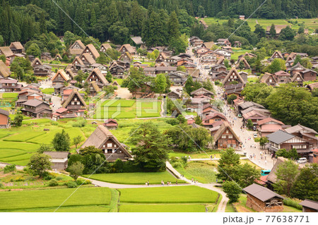 白川郷全景 白川郷全景 77638771