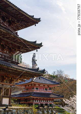 春の壷阪寺 春の壷阪寺 77638797