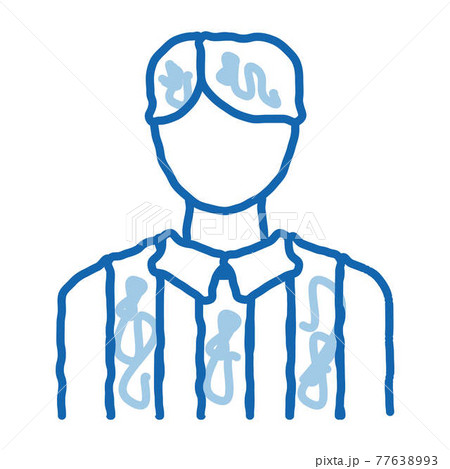 Football Arbitrator doodle icon hand drawn illustration Football Arbitrator doodle icon hand drawn illustration 77638993
