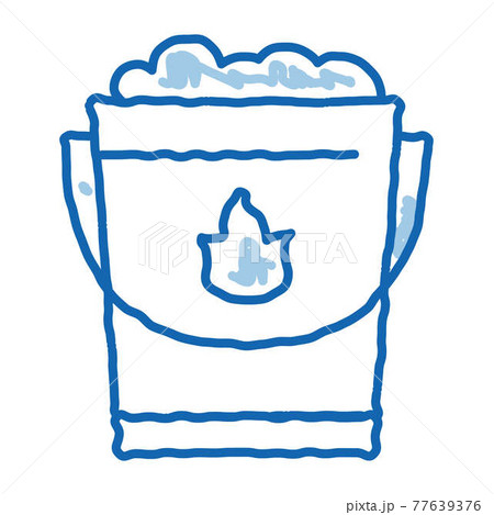 Fire Bucket With Sand doodle icon hand drawn illustration Fire Bucket With Sand doodle icon hand drawn illustration 77639376