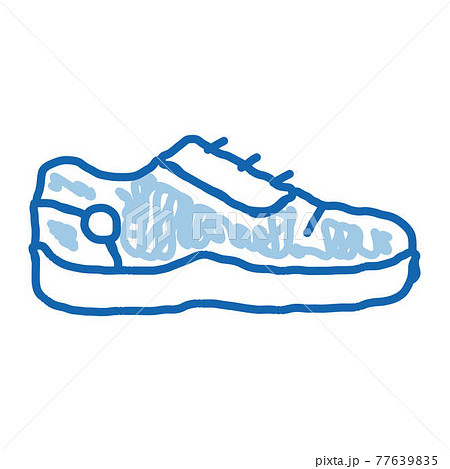 Special Sports Shoes Doodle Icon Hand Drawn のイラスト素材