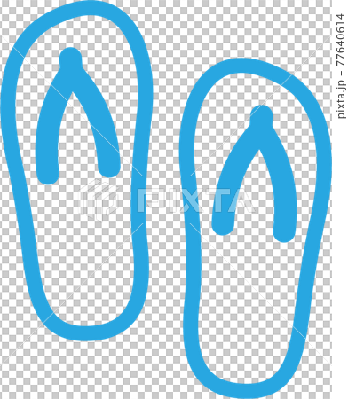 沙灘鞋圖標說明 77640614