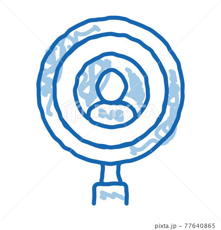 Inspection of Voter doodle icon hand drawn illustration 77640865