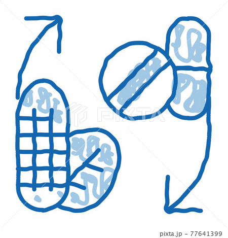 Supplements doodle icon hand drawn illustration Supplements doodle icon hand drawn illustration 77641399