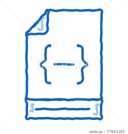 Coding File Document System doodle icon hand drawn illustration Coding File Document System doodle icon hand drawn illustration 77643265