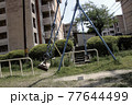無人の公園3｜ブランコ 77644499