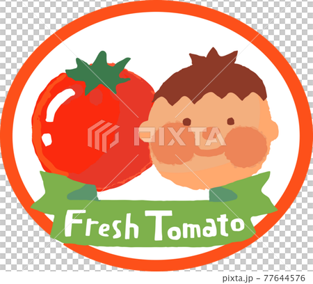 Fresh tomato logo 77644576