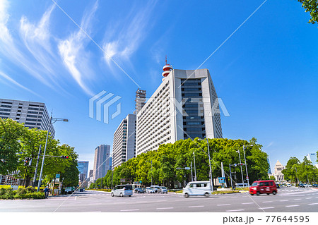 東京の都市風景 警視庁本部庁舎、桜田門周辺の風景 77644595