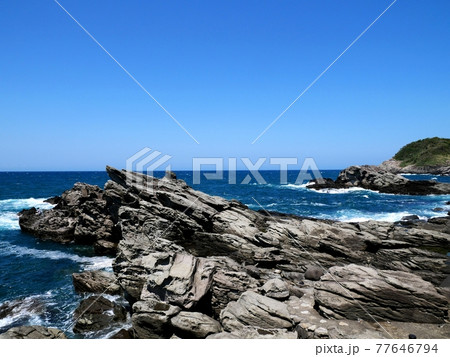 夏泊海岸(近景) 77646794