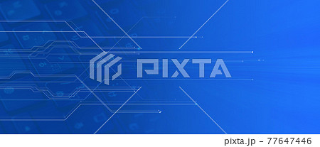 IoT背景用デジタルイメージ素材 IoT背景用デジタルイメージ素材 77647446