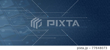IoT背景用デジタル格子イメージ素材 IoT背景用デジタル格子イメージ素材 77648073