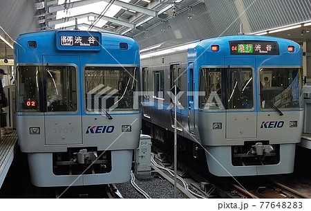 井の頭線（いのかしらせん）東京都渋谷駅と武蔵野市吉祥寺駅を結ぶ京王電鉄の鉄道路線  電車7色 77648283