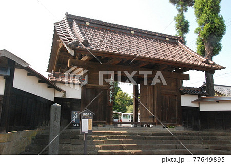 大督寺の門(山形県鶴岡市家中新町) 大督寺の門(山形県鶴岡市家中新町) 77649895