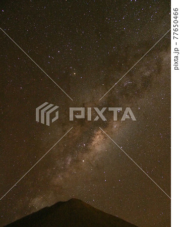 南米チリ・ビクーニャで見る南天の銀河 南米チリ・ビクーニャで見る南天の銀河 77650466