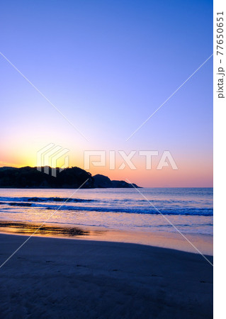 弓ヶ浜(夜明け) 弓ヶ浜(夜明け) 77650651