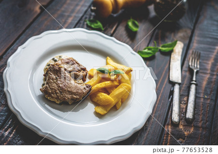 Grilled pork neck Grilled pork neck 77653528