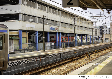 JR倉敷駅から水島臨海鉄道倉敷市駅を望む　岡山県倉敷市 77653945