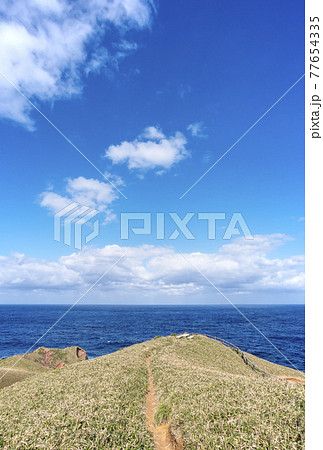 奄美大島の海　宮古崎と東シナ海　奄美の景勝地　ドラマのロケ地 77654335
