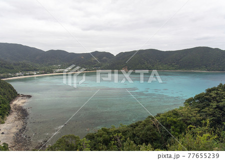 奄美大島のマネんン崎展望広場からの眺望 77655239