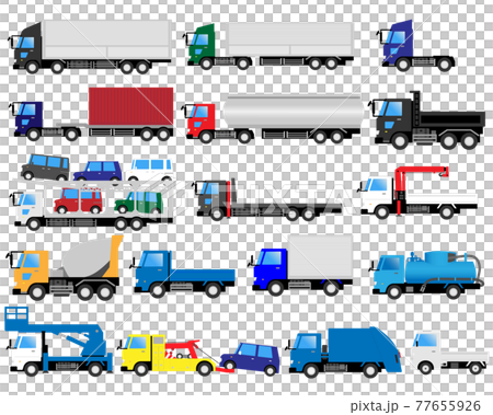 様々なトラック 働く車 様々なトラック 働く車 77655926