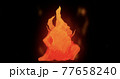 赤い炎と火の粉 赤い炎と火の粉 77658240