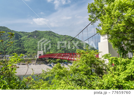 《岐阜県》美濃市 長良川 美濃橋 《岐阜県》美濃市 長良川 美濃橋 77659760