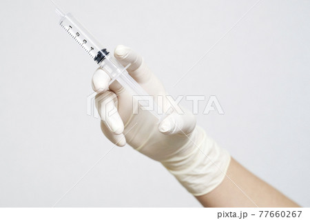注射器 手 注入 77660267