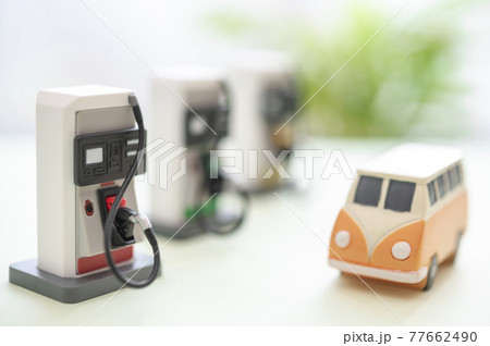 脱ガソリン、脱炭素イメージ 脱ガソリン、脱炭素イメージ 77662490