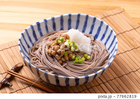 納豆おろしそば 納豆おろしそば 77662819