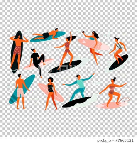 Summer, transmission, surfing, waves, waves, beaches, beaches, sea, swimwear, sandy beaches, parties, sun, sun, marine, holidays 77663121