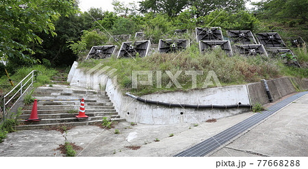 地すべり対策工事 アンカー工 地すべり対策工事 アンカー工 77668288