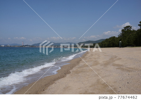 室積海岸(北西方向を望む) 室積海岸(北西方向を望む) 77674462
