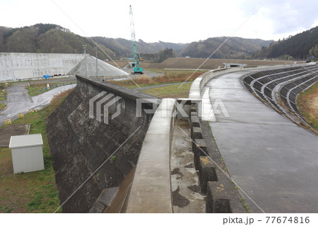 宮古市 田老地区のスーパー堤防 防波堤 宮古市 田老地区のスーパー堤防 防波堤 77674816