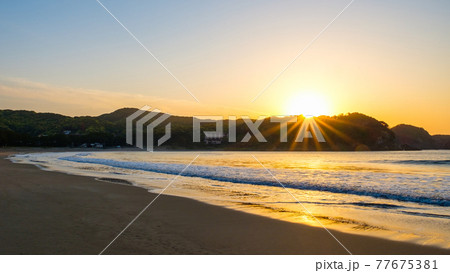 弓ヶ浜（夜明け） 77675381