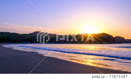 弓ヶ浜（夜明け） 77675387