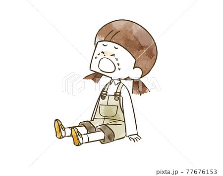 泣いている女の子 77676153