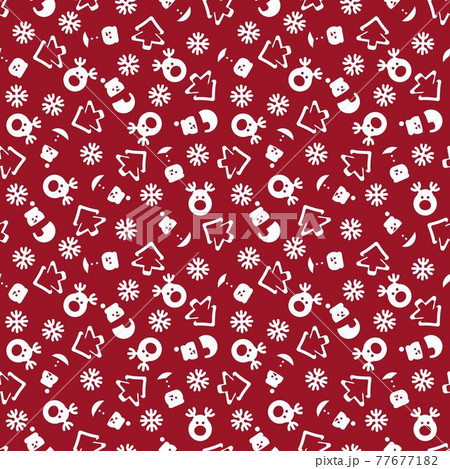 Christmas Snowman seamless pattern design Christmas Snowman seamless pattern design 77677182