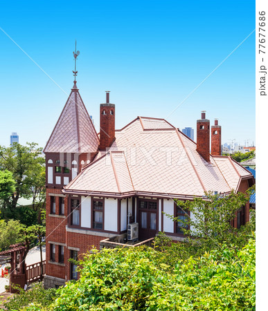 神戸 風見鶏の館 縦構図 神戸 風見鶏の館 縦構図 77677686