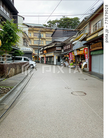 二度目の緊急事態宣言の影響を受ける宮島の光景 二度目の緊急事態宣言の影響を受ける宮島の光景 77679028