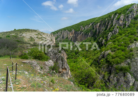 Hiking in Kahetia Georgia region 77680089