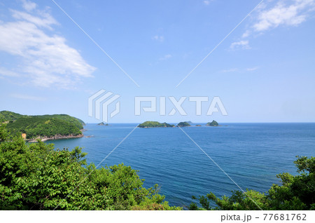 サボ鼻道展望台から赤野島、紀伊の松島を望む 77681762